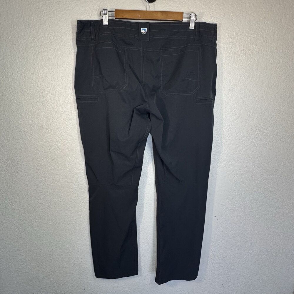 KUHL Renegade Pants Black Cargo Pockets Articulated Utility Outdoor Men 40X32